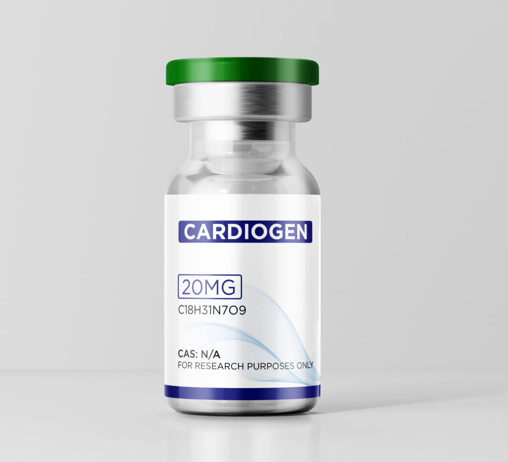 Growth Guys Cardiogen 20mg vial, 99.86% purity Janoshik tested research peptide