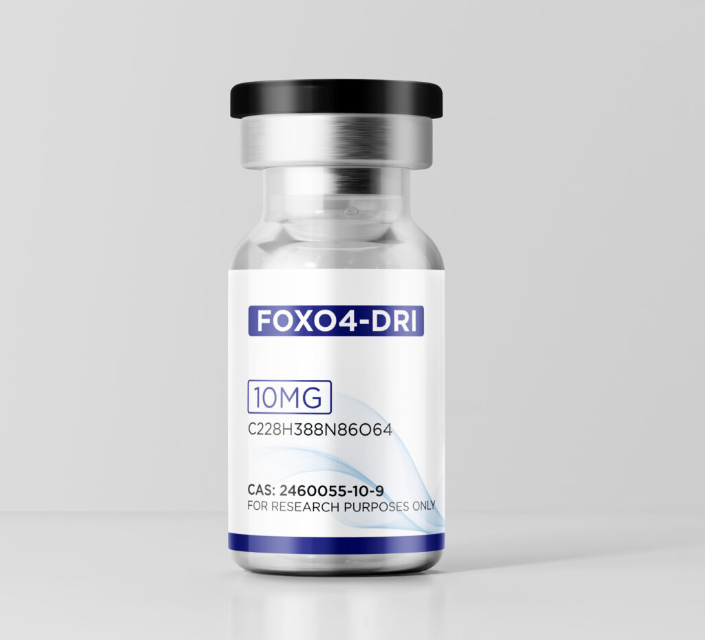Foxo4-Dri 10mg research peptide vial by Growth Guys