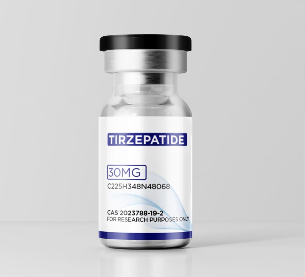 Growth Guys Tirzepatide 30mg vial, 99.86% purity Janoshik tested research peptide