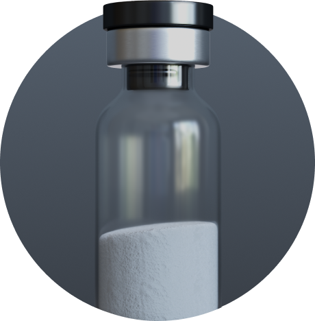 Hgh single gray round bg